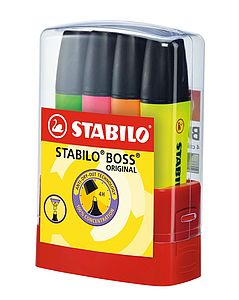 Set de subrayadores Boss Original Arty Stabilo, 10 colores cálidos 64663