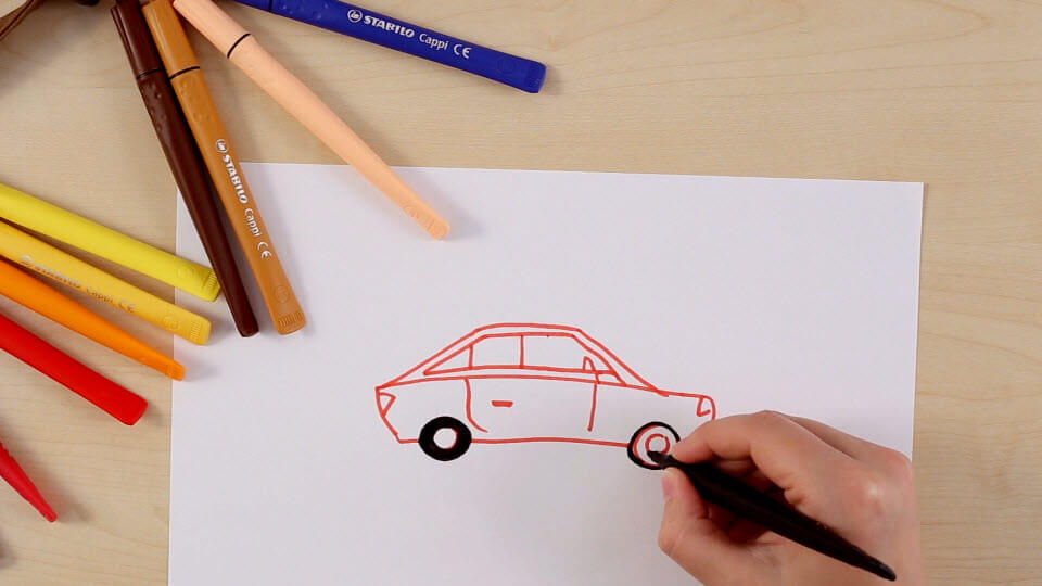 Autó rajzolása egyszeruen