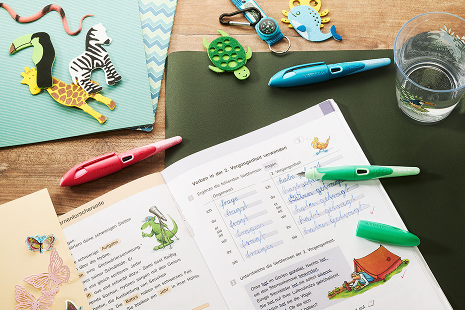 Penna Stilografica Ergonomica - STABILO EASYbirdy 3D Wildlife per Mancini -  Punta Standard - Chiave di regolazione inclusa - STABILO - Cartoleria e  scuola