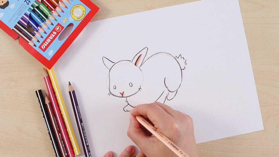 Come Si Disegna Un Coniglietto Www Stabilo It