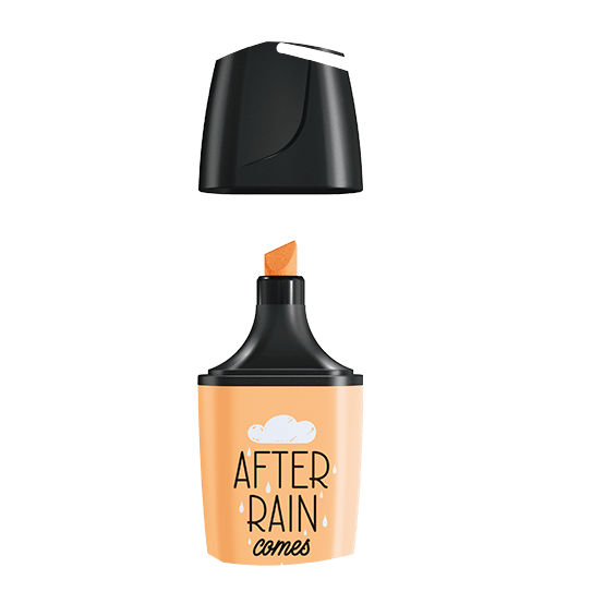 AFTER RAIN COMES SUN - pale orange 07/125-9