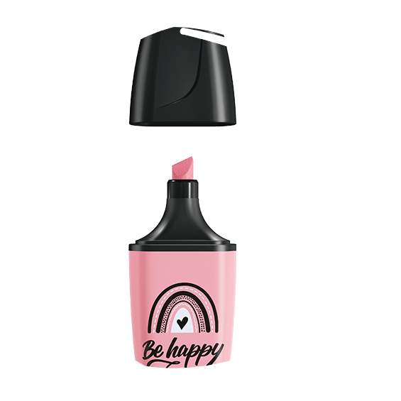 BE HAPPY - pink blush 07/129-9