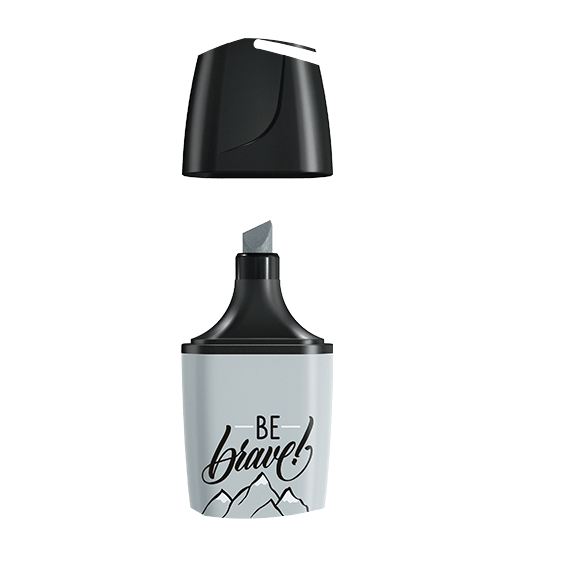 BE BRAVE - dusty grey 07/194-9