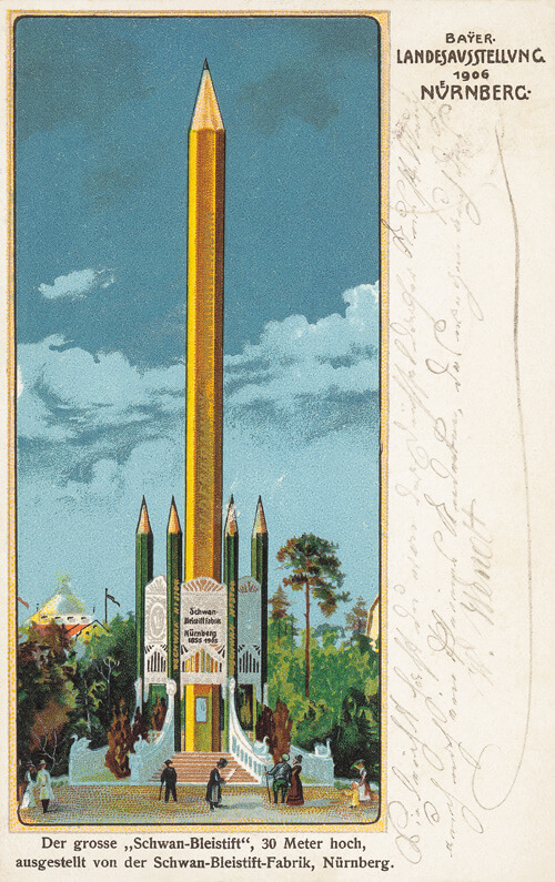 STABILO giant pencil Bavarian exhibition 1906