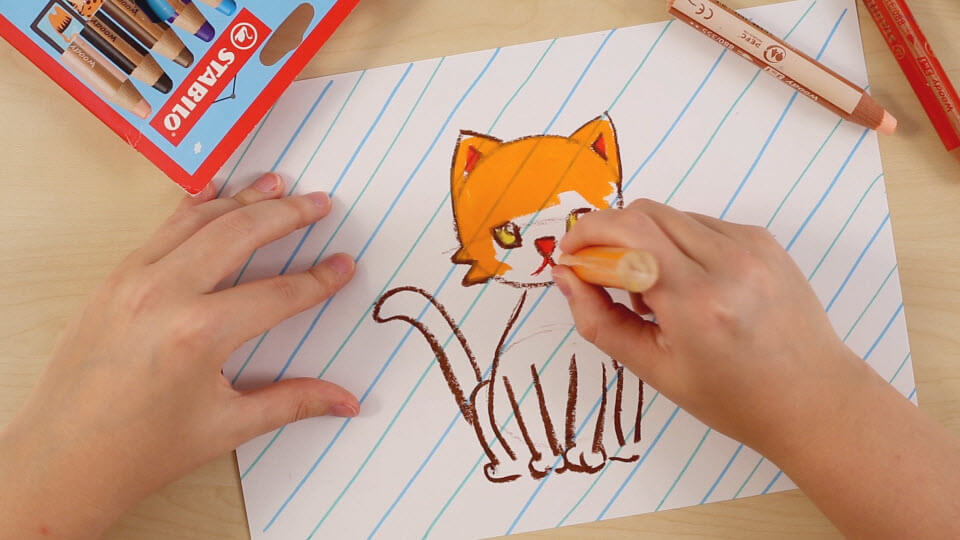 kedi nasil cizilir www stabilo com tr